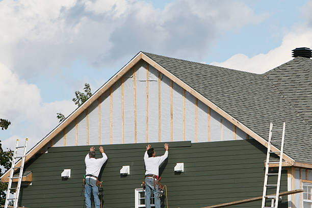 Professional Siding Replacement technician working in North Royalton, OH